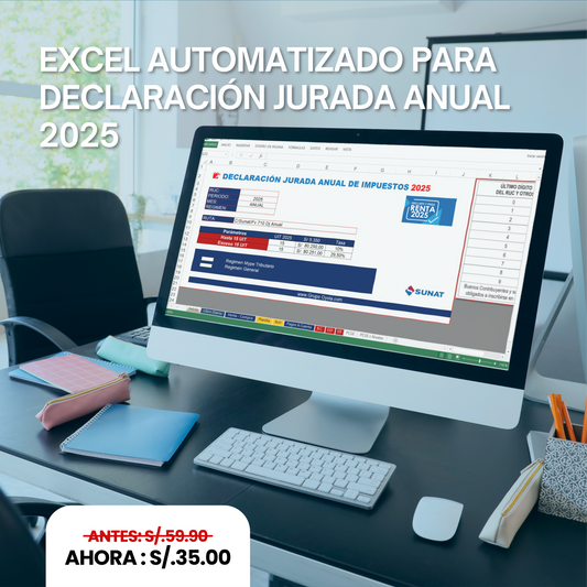 Excel Automatizado para la Renta Anual 2025 - Empresas